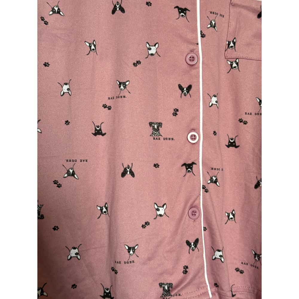 Rae Dunn PJ’s with Pocket Lila’s Dogs and Paws Size Small New With Tags - Picture 6 of 12